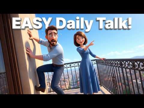 Daily Life - Slow English Conversation Practice for Beginners (A2) | Daily Topics + Subtitles