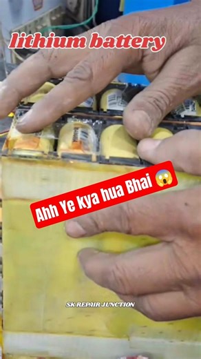 LITHIUM BATTERY EXPLODES! You Won't BELIEVE What Happened Next! 🤯 #shorts #diy #electronicvideos