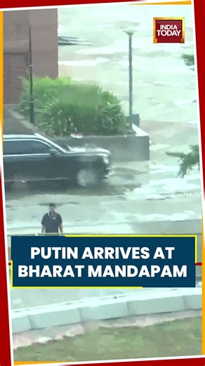 Putin Arrives At Bharat Mandapam Ahead Of Bilateral Meeting With PM Modi #shorts