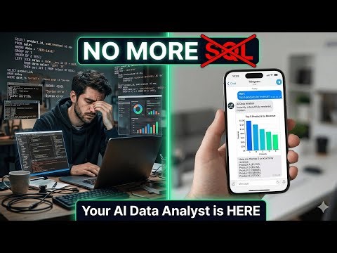 Stop Writing SQL Manually — Build an AI Agent That Does It For You (n8n + Telegram + MCP)