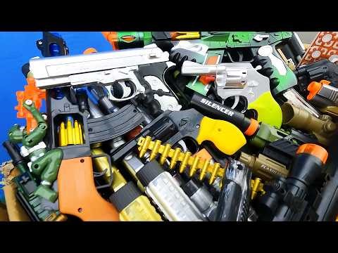 Massive Toy Gun Arsenal! Shotguns, Sniper Rifles, Pistols & Tactical Blasters Box