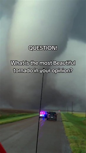 Tell your answers 👇 For me it has to be the 2016 Dodge City EF2 or the 2020 Ashby EF4. . video credit: Ricky Forbes on YT . #tornadotok #weathertok #meteorology #stormchasing #supercell