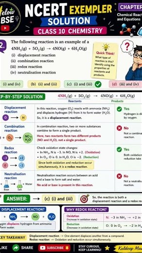 NCERT Exampler Solutions Class 10 chapter 1 Chemistry