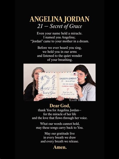NEW: Angelina Jordan's new album "21 - SECRET OF GRACE" #angelinajordan #reaction #new #viral #love