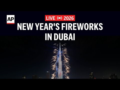 Dubai new year 2026: LIVE fireworks in the UAE