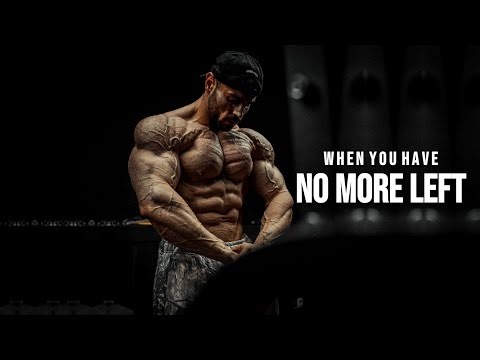 WHEN YOU HAVE NO MORE LEFT, THAT'S WHEN YOU FIGHT ⚔️ Gym Motivation