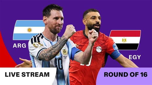 FIFA World Cup 2026: Argentina v Egypt: Round of 16: Live Stream