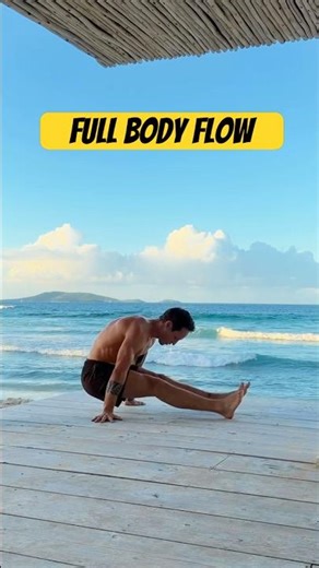 5 Minute Full Body Flow No Equipment | Train Anywhere Anytime 🔥