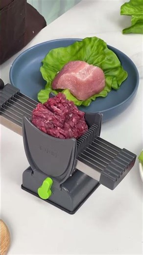 ✅ Product tagged in the video. - Multifunctional Stainless Steel Manual Meat Cutter Tool ( # 2705 )