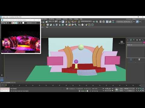 3D Modeling a Stage Design in 3ds Max | Step-by-Step Tutorial