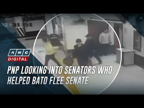 PNP looking into senators who helped Bato flee senate | ANC