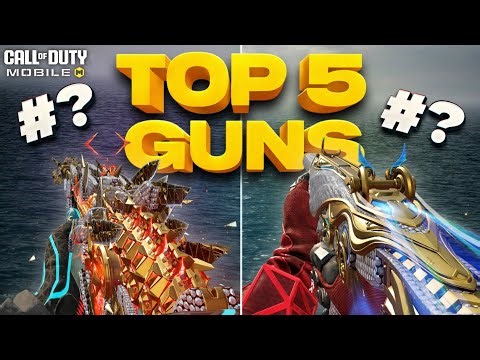 Top 5 best Guns in Cod Mobile Season 4 (2026) #codm