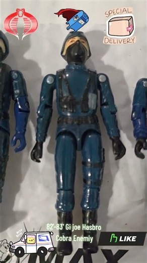 82'-83' Hasbro Gi Joe Cobra Enemiy #vintage #nostalgia #actionfigures #toys #collectibles #80s