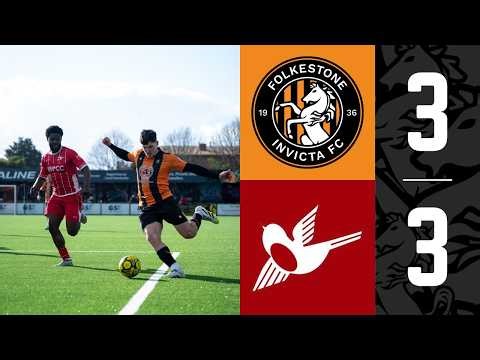 🤯 6-goal thriller at the Alcaline | Folkestone Invicta 3-3 Carshalton Athletic | Highlights