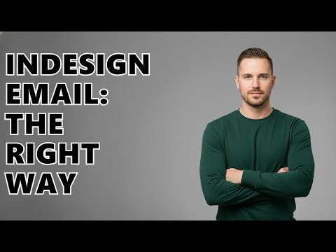 How To Create HTML Email In InDesign?