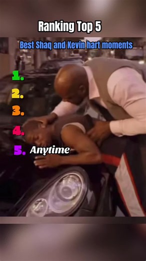 Too 5 funniest Shaq and Kevin heart moments #ranking #viral #funnyy #makemefamous #video