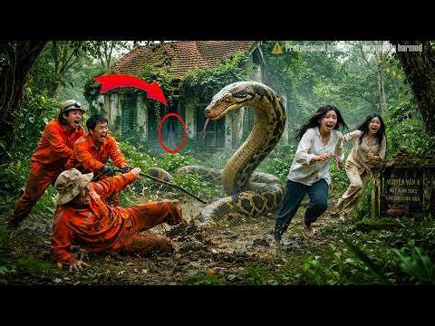 72 Hours Time-Lapse 😱 Giant Snake Takes Over Rural House – Workers Fight Back! NO ESCAPE! 🐍