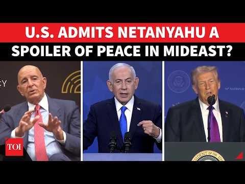 'NETANYAHU HAS NO RESPECT...': U.S. Blasts Israeli PM's 'RECKLESS' Mideast Actions | Tom Barrack