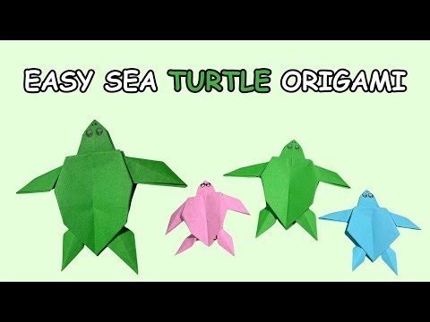 Easy Sea Turtle Origami – Step by Step Tutorial!