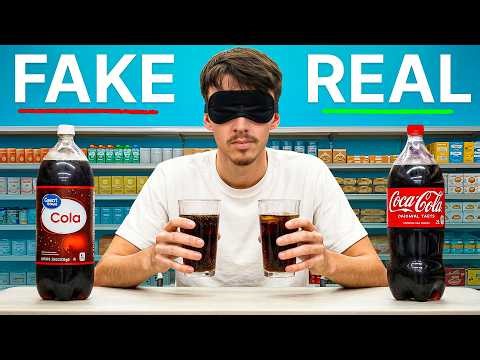 I Tried REAL VS FAKE Food Products!
