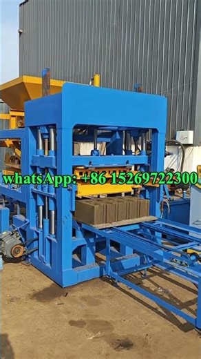 2026 best qt4-15 automatic hydaulic concrete hollow block brick making machine price #concreteblocks