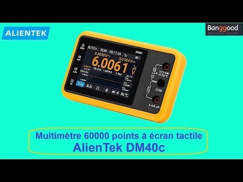 Cyrob : Revue détaillée de l'excellent multimètre tactile AlienTek DM40c