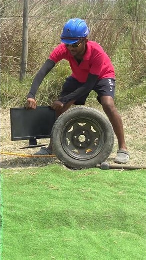 Truck Tyre Blast Test
