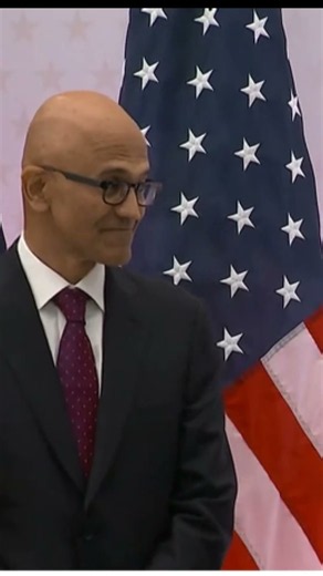 President Trump honors Microsoft CEO