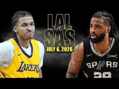 Los Angeles Lakers vs San Antonio Spurs Full Game Highlights - July 6, 2026 | NBA Summer League