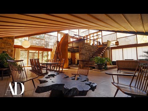 Inside George Nakashima’s Japanese-Style Home & Workshop | Unique Spaces | Architectural Digest