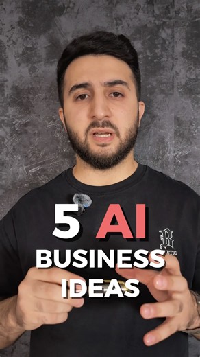 5 AI Business Ideas You Can Start In 2026🚀 #aibusiness #makemoneywithai #onlinebusinessideas