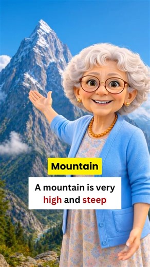 Mountain, hill, cliff, valley — Can you tell the difference? ⛰️ | English vocabulary #learnenglish