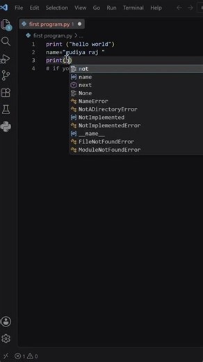 ### 🐍 Day 1 of Python | Python for Beginners