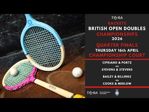 British Open Rackets Doubles 2026 - Day 5