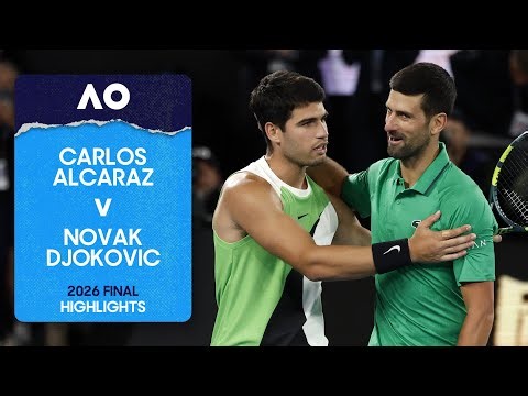 Carlos Alcaraz v Novak Djokovic Highlights | Australian Open 2026 Final