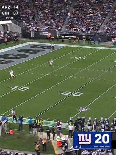 Deonte Banks goes 95 yards for the kick return TD 💨 NYGvsLV on CBS/Paramount watch.nfl.com | NFL