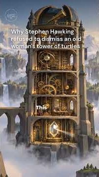 the question that flipped a 1988 turtle joke — A Brief History of Time, Stephen Hawking (1988)