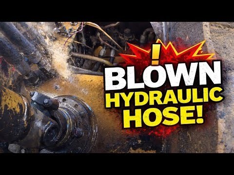 Blown Hose=Bucket Drop....How Bad Is The Truck Damaged Now?!