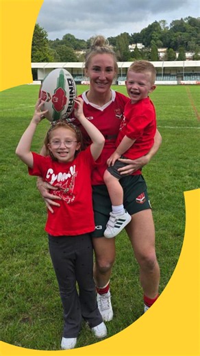 Rugby League World Cup: Wales captain Bethan Dainton's biggest fans