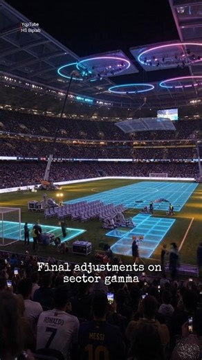 The World’s First 2050 Soccer Stadium Build Transformation #football #soccer #stadium #future #2050