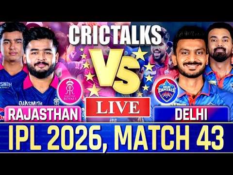 🔴 Live: RR vs DC, Live Commentary | IPL 2026 | Cricket Live Match Score , 1st Innings