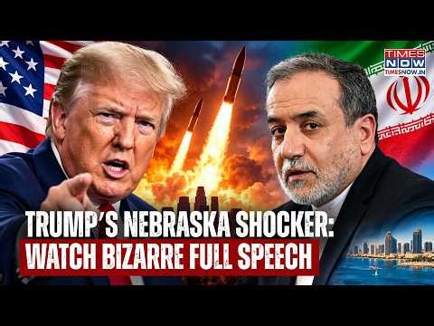 Trump’s Nebraska Shocker: Bizarre ‘Let Iran Take Out LA, San Diego’ Remark | Watch Full Speech