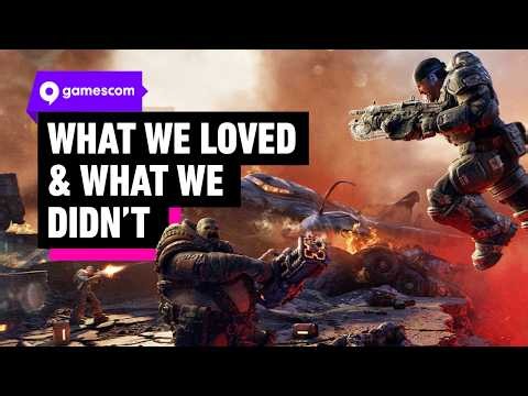 Gears of War: E-Day - 5 Things We Loved, 3 We Aren’t Sure About | gamescom 2026