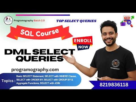 SELECT Queries in SQL (DML) with Practical Examples