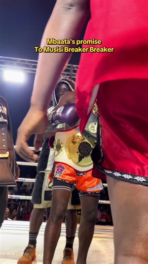 Mbaata's Promise to Musisi in Upcoming Boxing Match