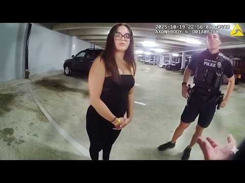 “Tequila Night Ends BAD: Woman Stuck in Garage Fails DUI Test on Camera”