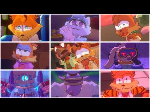 Bubsy 4D All Cutscenes