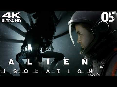 ALIEN ISOLATION PC4K! RIPLEY ENCONTRA UMA SAÍDA?! SERÁ O FIM? | CAP 5 👽🔥