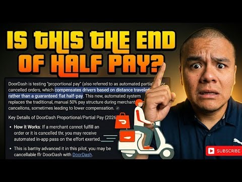 Is This The End Of Half Pay on Doordash ?
