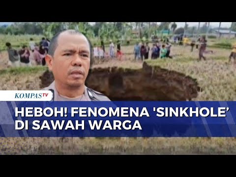 Heboh Fenomena 'Sinkhole' di Kabupaten Lima Puluh Kota Sumbar, Polisi: Diameter Sekitar 10 Meter